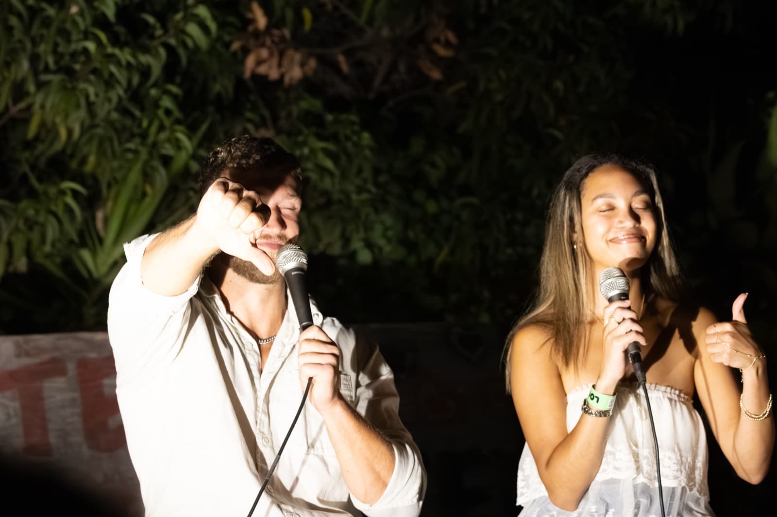 SDSU blind dating show: The Round Three flip. Before the reveal she said no, after she said yes. He went the other way.